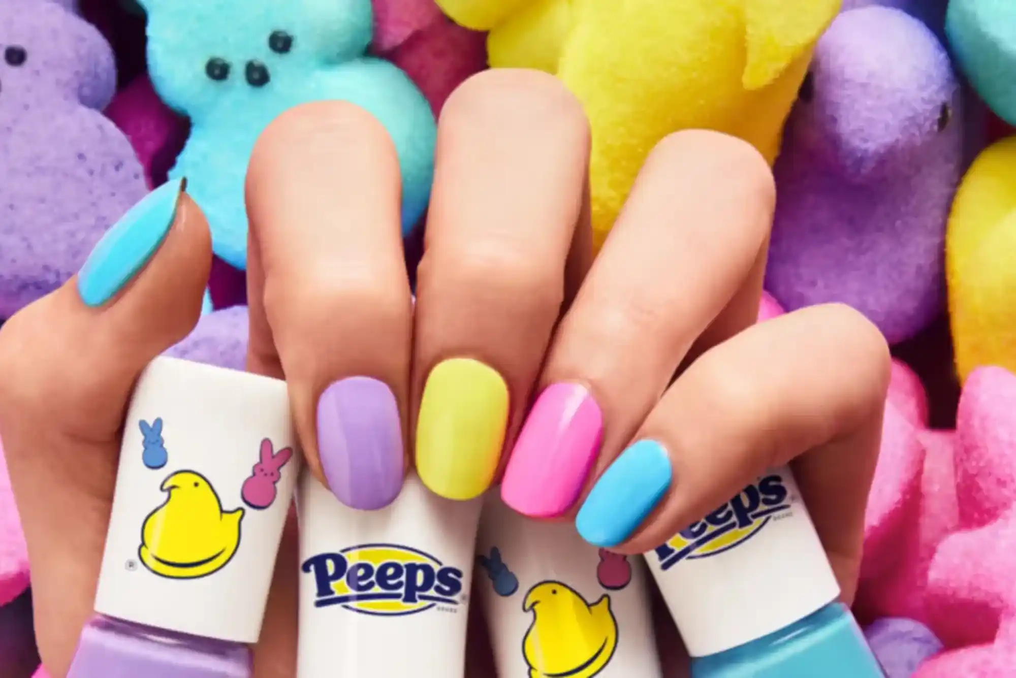 Creative Nail Art Ideas Using Peeps Nail Polish