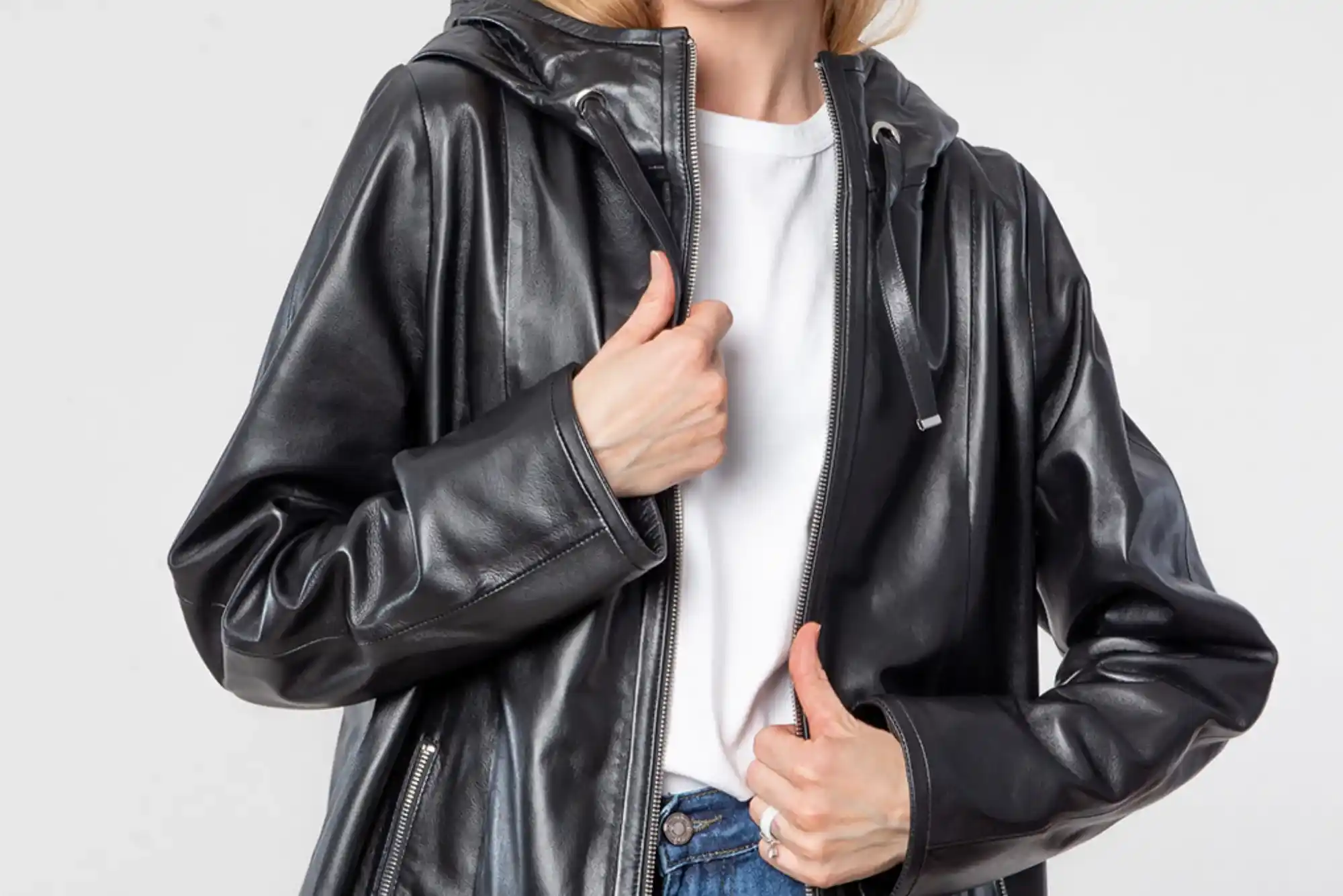 Understated Leather Duel Jacket